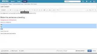 Atlassian Confluence 101 - Edit Content