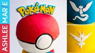 How to make a Pokemon Go Cake - with a Pokeball and team logos - Working With Lemons Collaboration
