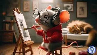 🎷 Cozy Saxophone Jazz & Cute Mouse Painting &mdash; Perfect Music to Relax, Study & Create!