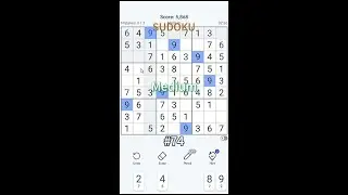 Sudoku Medium 74  #sudokugame #sudokupuzzles #sudokuchallenge #mathematics #maths #braintest