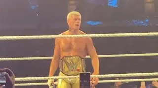 WWE Cardiff Cody Rhodes entrance October 2024