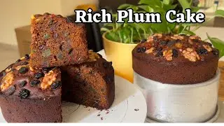 Rich Plum Cake Recipe.Instant non alcoholic plum Cake .perfect Plum Cake