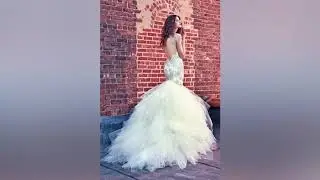 Extra 20% OFF-Long Cap-Sleeved Sheath Bridal Dress-ByCouturier