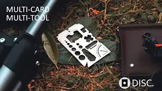 MultiCard: Titanium & Stainless Steel Credit Card Multi-Tool By Disc