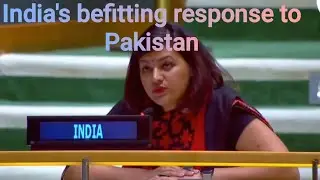 India's befitting response to Pakistan in the UN 