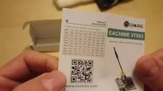 Eachine VTX03 Super Mini 5.8G 72CH 0/25 mW/50 mw/200 mW     Unboxing