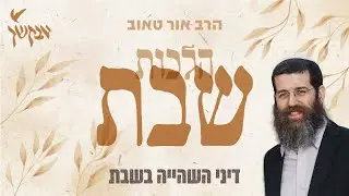 דיני השהייה בשבת | הרב אור טאוב | שיעור 49