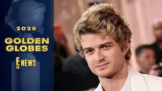 Joe Keery Debuts Bleach Blonde Hair Transformation | Golden Globes 2026