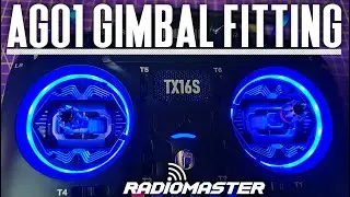 Fitting Radiomaster AG01 Gimbals / Calibrating gimbals and drift testing / LED Gimbal backlights