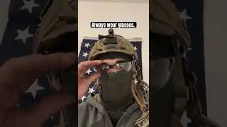 Always wear glasses. #airsoft #army #military #airsoftinternational #shortvideo #shorts