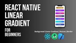Как добавить линейные градиенты в качестве фона в приложение React Native