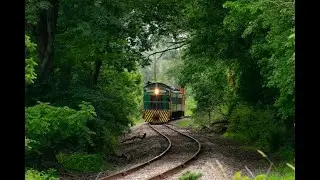 Hard Working EMD SW9 and loud RS5T on the Black River & Western Railroad