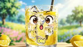 ASMR Anime Lemonade 🧃🍋 #short