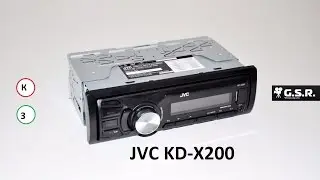 Обзор автомагнитолы JVC KD-X200