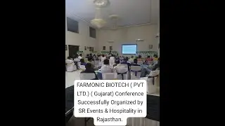FARMONIC BIOTECH CONFERENCE SUCCESSFULLY ORGANISED BY SR EVENTS & HOSPITALITY IN RAJASTHAN