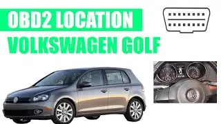 Volkswagen Golf (VI) [2008-2012]: OBD2 Port Diagnostic Location (tutorial)