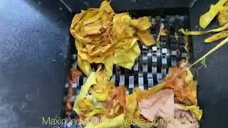 Clothes Waste Shredder, Clothes Crushing, Textile Waste Shredder, Fabric Shredder, #FabricCrusher,