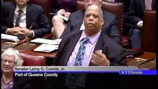 Senator Comrie's remarks on Senate Resolution J.1896