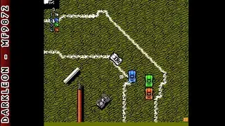 NES - Micro Machines &copy; 1991 Codemasters - Gameplay