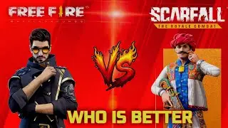FREE FIRE VS SCARFALL WHO IS BETTER || BABAJI