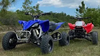 ATV Trail Riding TRX450ER YFZ450R