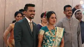 MOST ROMANTIC GROOM EVER | BRIDE GROOM ENTRY | WEDDING RECEPTION | ONE SHOT PRODUCTION