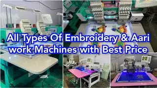 Latest Aari work & Computer Embroidery Machines Direct from Manufacturing price