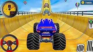 Monster Truck Crazy Mega Ramp challenge - Monster Truck Mega Ramp Extreme Racing - Android Gameplay