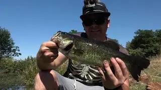 Catching bass on Fly at Boskop Dam