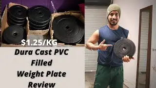 Dura Cast PVC Filled Weight Plate Review $1.25/KG || Gym Equipment Review||
