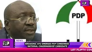 BREAKING! AYU EMERGES PDP CONSENSUS NATIONAL CHAIRMANSHIP CANDIDATE