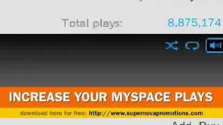 Increase Your Myspace Plays For Free