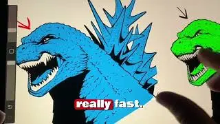 Upgraded this GODZILLA DRAWING - Here&rsquo;s How You Can Too