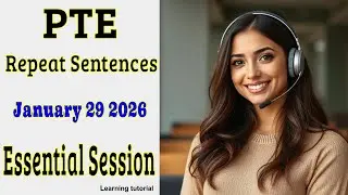 Daily PTE Repeat Sentence Training | Improve Speaking Control