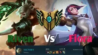 Wild Rift / Riven vs Fiora | Top Lane | Control the waves