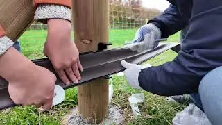 How to install Lydite horse fence #reels #diy #fyp #tiktok #foryourpage #foryou #youtubeshorts