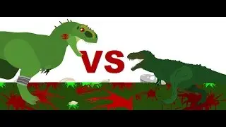 Battle Carnage: hyperendocrin rex vs red eye king