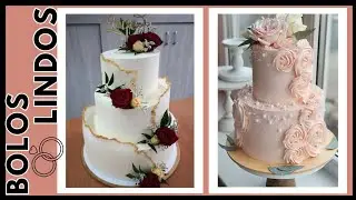 Ideias de Bolos de Casamento Tradicional