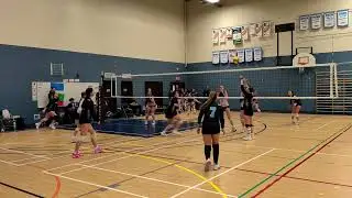 Laurier U17 D1 vs braves bleu 2e set 25-17