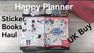 Happy Planner Sticker Books Haul UK BUY #creative #fun #stickers