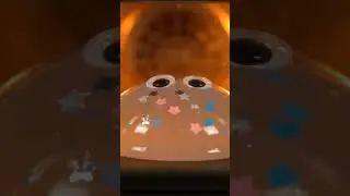 melting clear jelly glitter slime toy