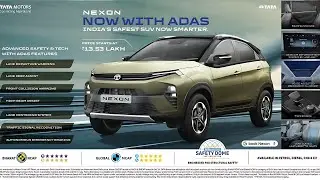 Tata Nexon ICE Gets ADAS & New Red Dark Edition - Variants Wise Pricing & ADAS Features Explained!