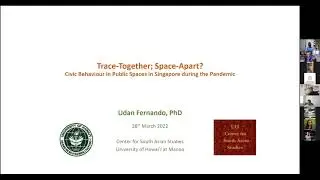 Trace-Together, Space Apart? Seminar with Udan Fernando, 3/28/2022
