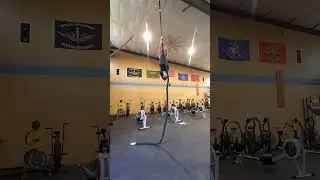 Anne on the rope!