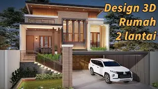 Design 3D Rumah Mewah 2 Lantai || Properti Kediri