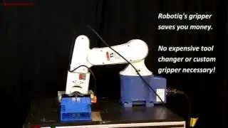 Двухпальцевый захват Robotiq на роботе DENSO серии VP