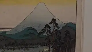 *Mt. FUJI* by Hiroshige (from 1832) #volcano #art #japan #travel #geology #painting #hiroshige