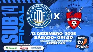 SUB14 | FINAL | CT Diego X S&atilde;o Rafael | 09:30 | Copa TVi 2025