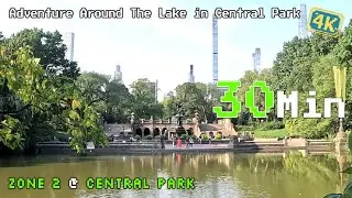 Scenic Central Park Run | 30-Min The Lake Loop & Iconic Landmarks | ASMR Running in NYC 🌸  4K