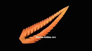 CARROT | Simple And Beautiful | Leaf 3 | Beginners 176 | Mutita Art Of Fruit Carving Video